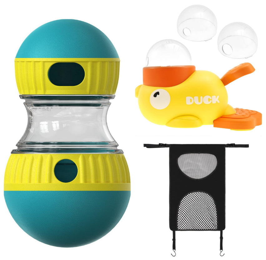 Durable Interactive Tumbler Pet Feeder from MotivePets for pet comfort, care and everyday use