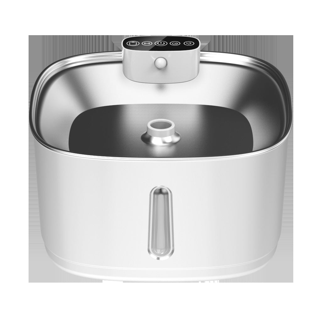 Smart Wireless Stainless Steel Water Fountain from MotivePets for pet comfort, care and everyday use
