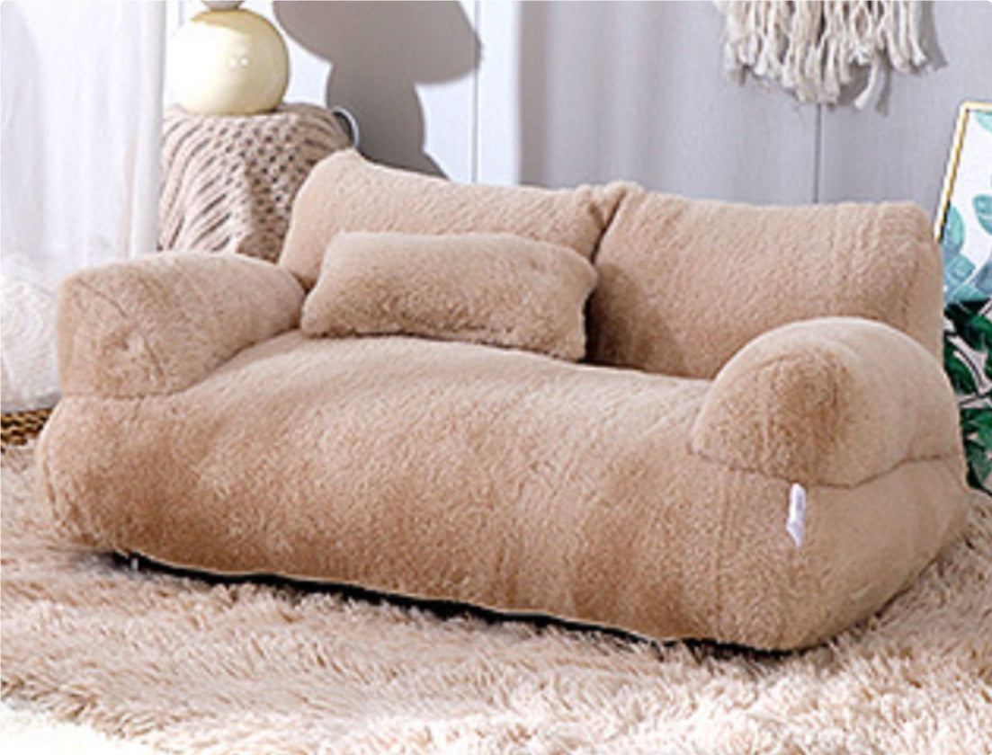 Luxury Plush Pet Sofa Bed from MotivePets for pet comfort, care and everyday use