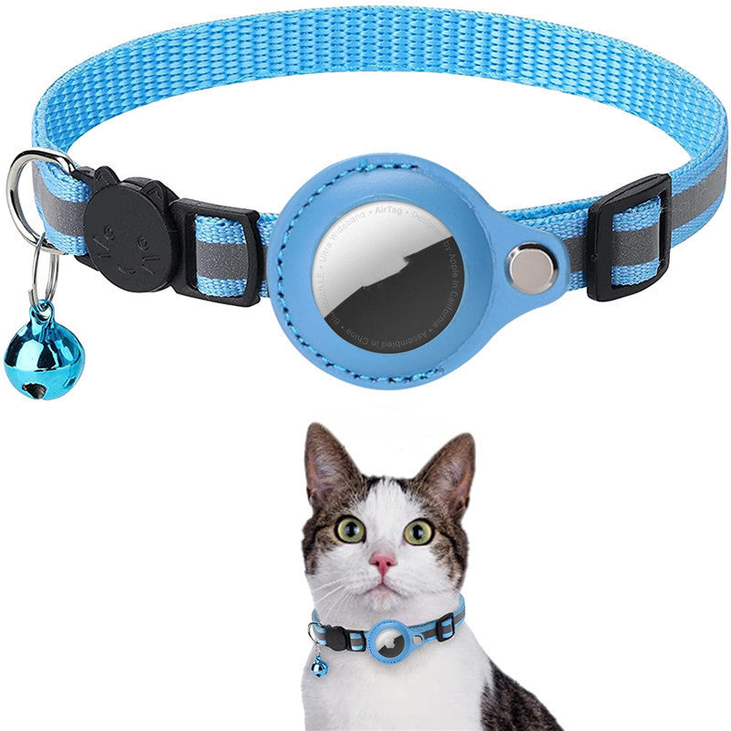 Reflective AirTag Holder Nylon Collar from MotivePets for pet comfort, care and everyday use