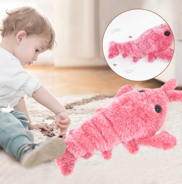 Electric Jumping Shrimp & Simulation Lobster Cat Toy from MotivePets for pet comfort, care and everyday use
