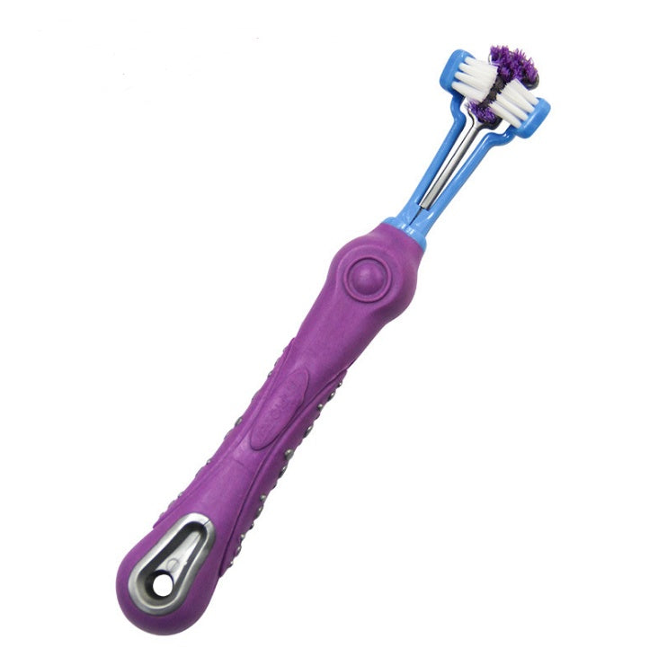 Three Sided Pet Toothbrush from MotivePets for pet comfort, care and everyday use
