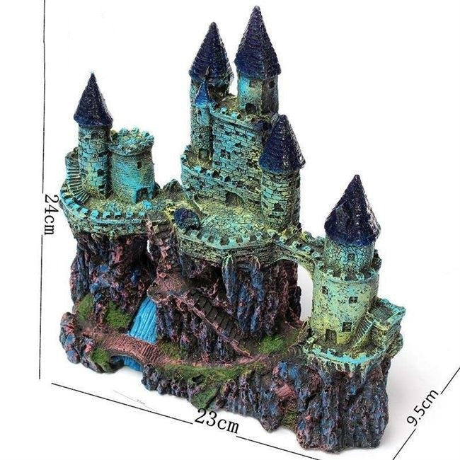 Fish Tank Decoration Resin Aquarium Castle from MotivePets for pet comfort, care and everyday use
