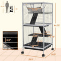 PawHut Rolling Small Animal Cage with Hammock from MotivePets for pet comfort, care and everyday use