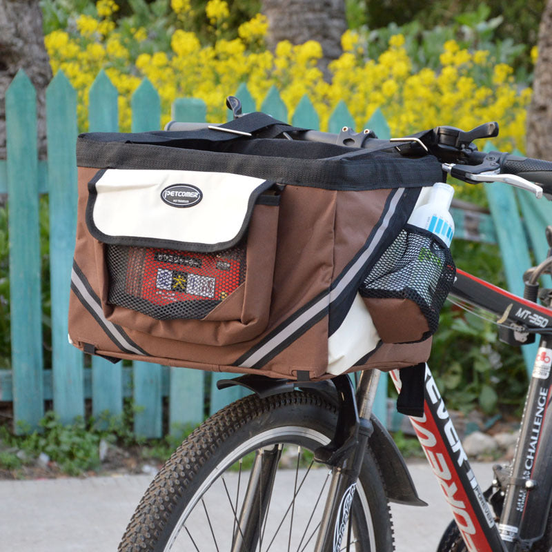 Detachable Bicycle Pet Carrier Basket from MotivePets for pet comfort, care and everyday use