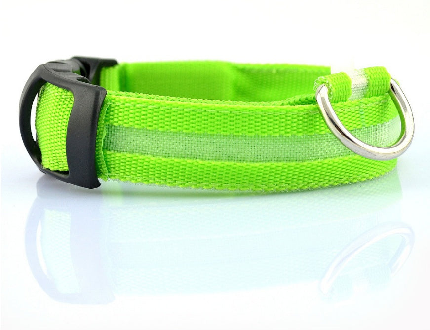 LED Pet Safety Collar for Night Walks from MotivePets for pet comfort, care and everyday use