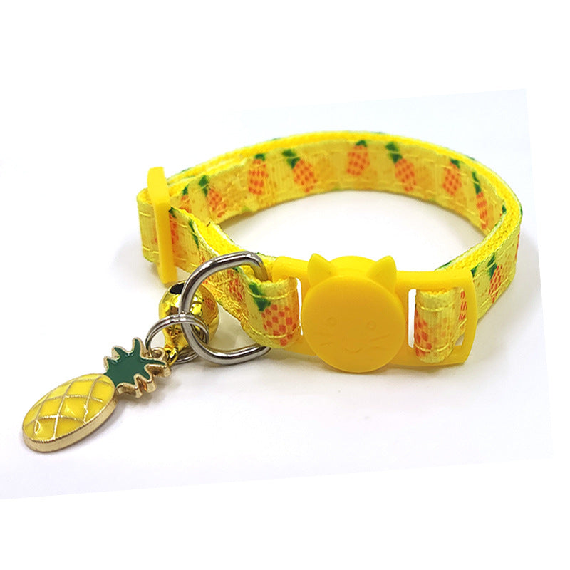 Printed Breakaway Cat Collar with Bell from MotivePets for pet comfort, care and everyday use