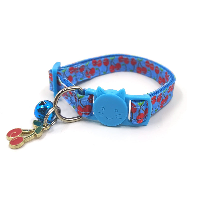 Printed Breakaway Cat Collar with Bell from MotivePets for pet comfort, care and everyday use