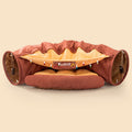 Collapsible Durable Washable Cat Tunnel Bed from MotivePets for pet comfort, care and everyday use