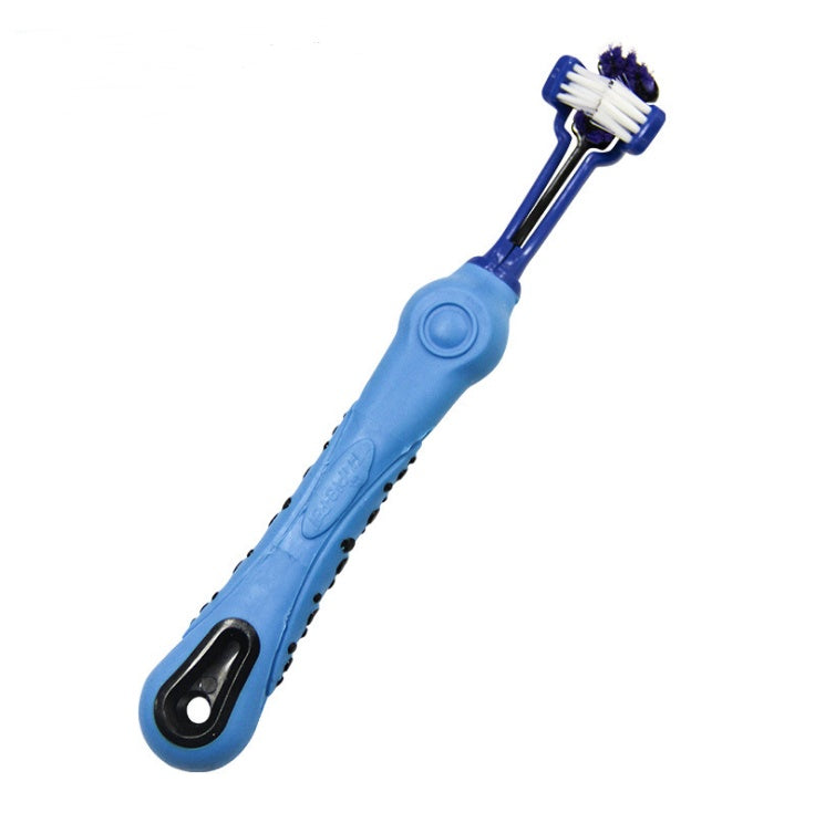 Three Sided Pet Toothbrush from MotivePets for pet comfort, care and everyday use