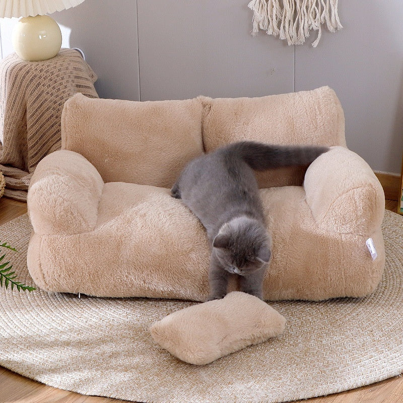 Luxury Plush Pet Sofa Bed from MotivePets for pet comfort, care and everyday use