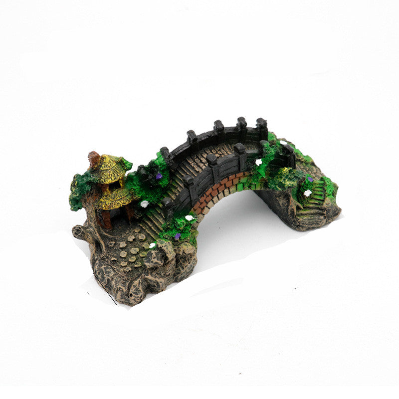 Aquarium Landscape Bridge Decoration from MotivePets for pet comfort, care and everyday use