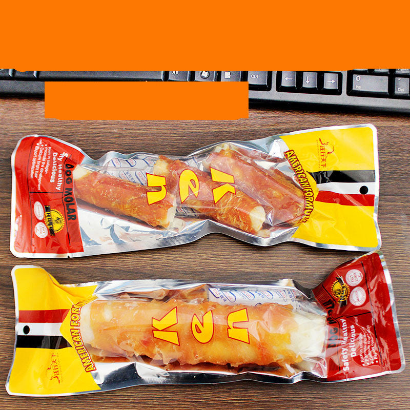 Chicken-Wrapped Dental Chew Bones from MotivePets for pet comfort, care and everyday use