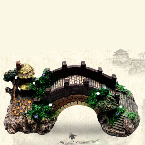Aquarium Landscape Bridge Decoration from MotivePets for pet comfort, care and everyday use