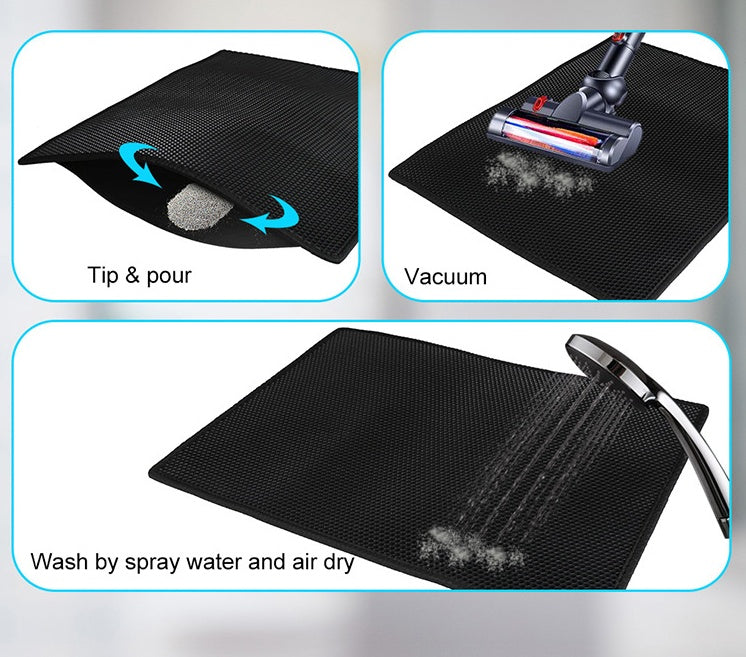 Honeycomb Cat Litter Mat - Waterproof Double-Layer Pad from MotivePets for pet comfort, care and everyday use