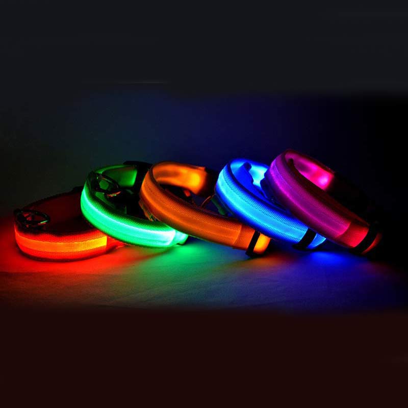 LED Pet Safety Collar for Night Walks from MotivePets for pet comfort, care and everyday use