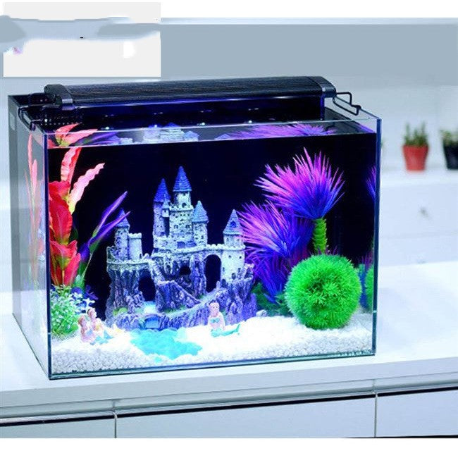 Fish Tank Decoration Resin Aquarium Castle from MotivePets for pet comfort, care and everyday use