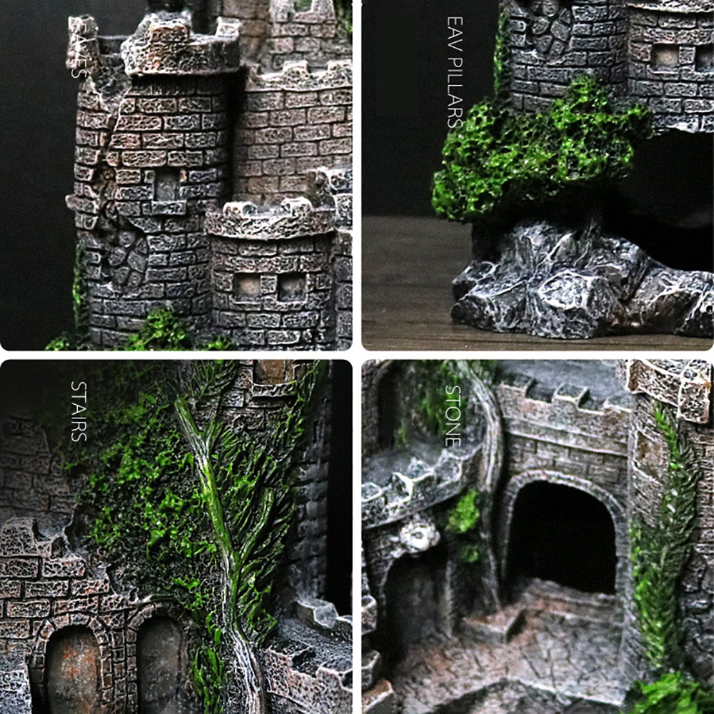Fish Tank Resin Castle Decoration from MotivePets for pet comfort, care and everyday use