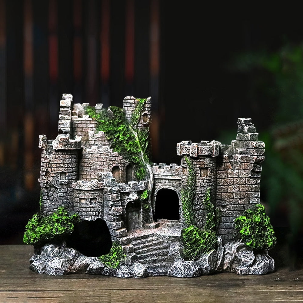 Fish Tank Resin Castle Decoration from MotivePets for pet comfort, care and everyday use