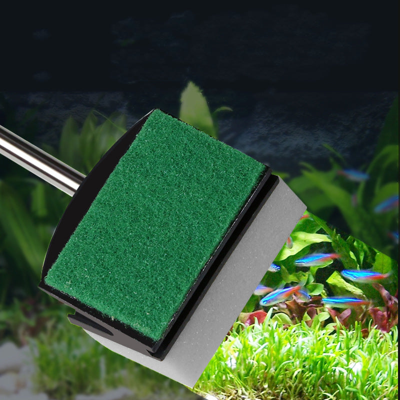 Fish Tank Aquarium Cleaning Sponge Double Brush Tool from MotivePets for pet comfort, care and everyday use