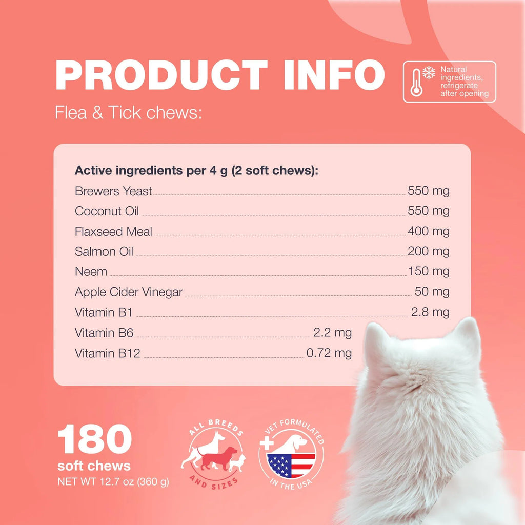 Chewia Flea & Tick Soft Chews for Dogs from MotivePets for pet comfort, care and everyday use