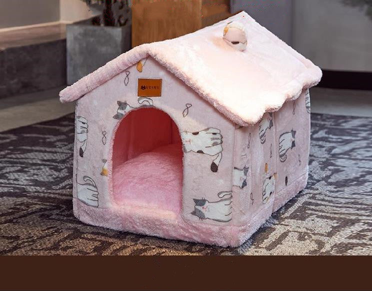 Foldable Enclosed Pet House & Villa Bed from MotivePets for pet comfort, care and everyday use
