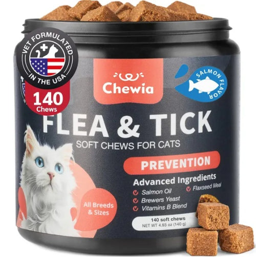 Chewia Flea & Tick Soft Chews for Cats from MotivePets for pet comfort, care and everyday use