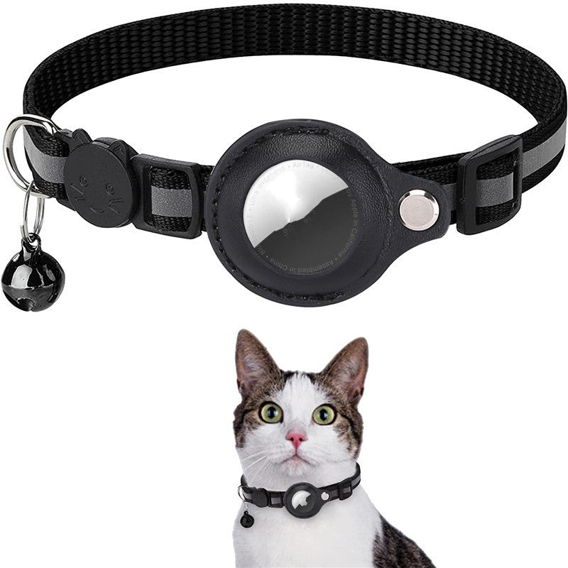 Reflective AirTag Holder Nylon Collar from MotivePets for pet comfort, care and everyday use