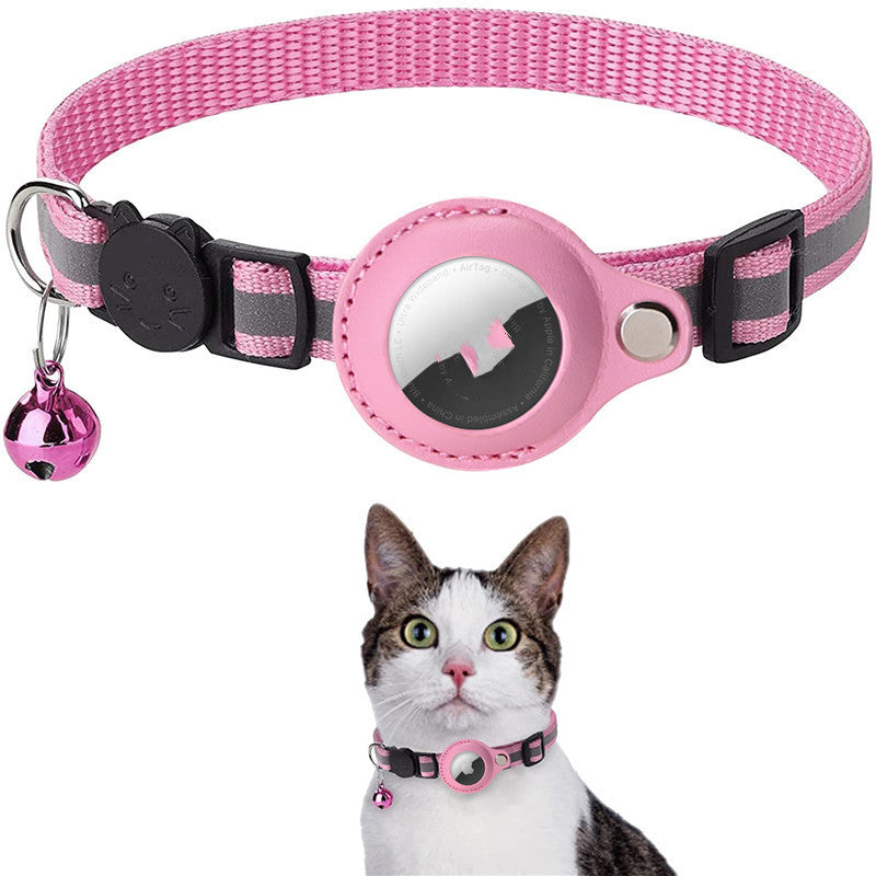Reflective AirTag Holder Nylon Collar from MotivePets for pet comfort, care and everyday use