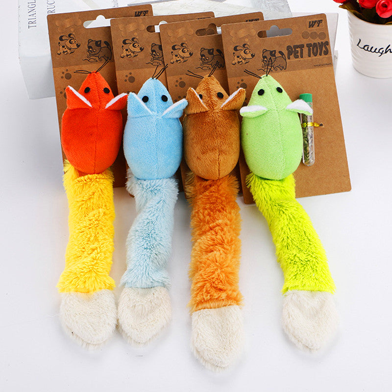 Long Tail Mouse Cat Teaser & Training Toy from MotivePets for pet comfort, care and everyday use