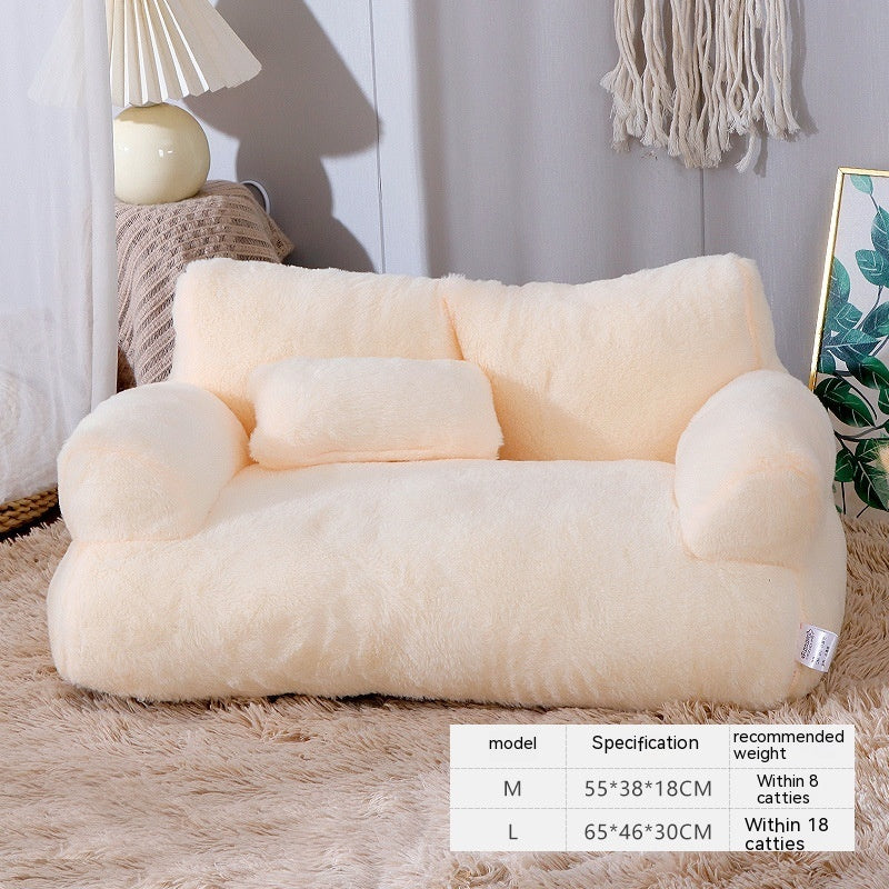 Luxury Plush Pet Sofa Bed from MotivePets for pet comfort, care and everyday use