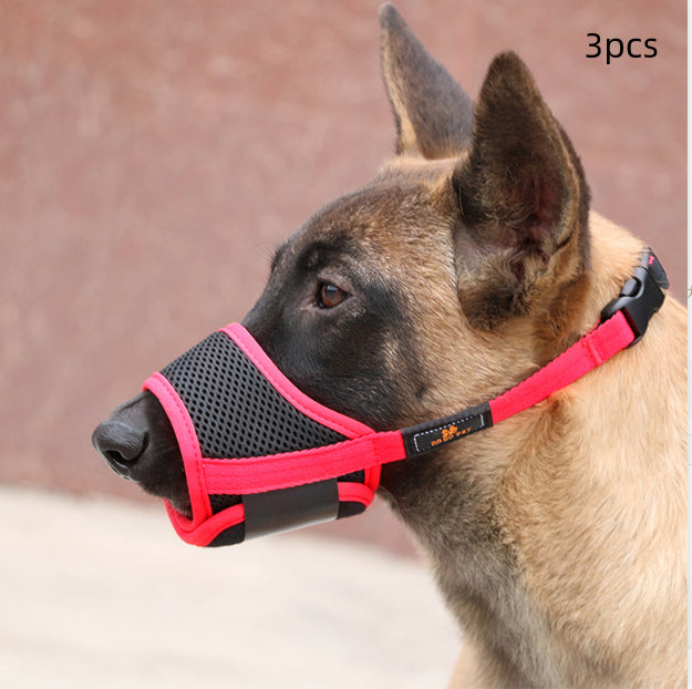 Breathable Mesh Dog Muzzle from MotivePets for pet comfort, care and everyday use