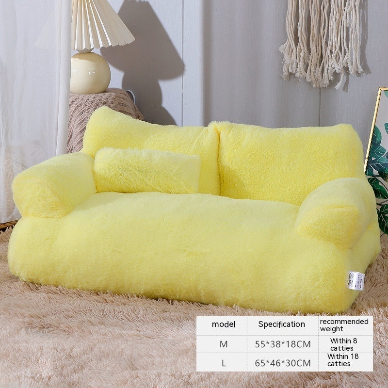 Luxury Plush Pet Sofa Bed from MotivePets for pet comfort, care and everyday use