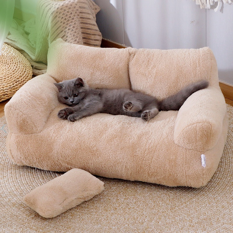 Luxury Plush Pet Sofa Bed from MotivePets for pet comfort, care and everyday use