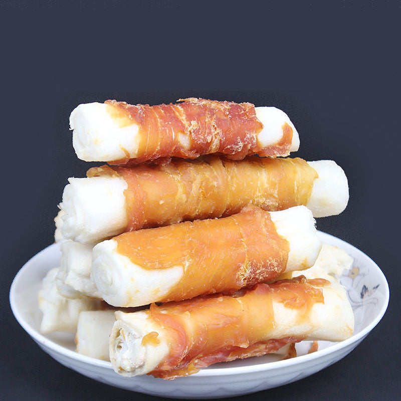 Chicken-Wrapped Dental Chew Bones from MotivePets for pet comfort, care and everyday use