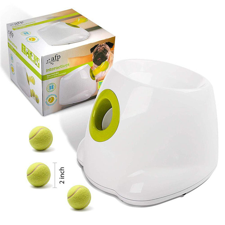 Dog Pet Automatic Interactive Ball Launcher from MotivePets for pet comfort, care and everyday use