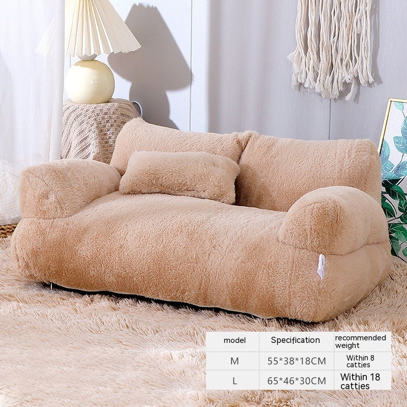 Luxury Plush Pet Sofa Bed from MotivePets for pet comfort, care and everyday use