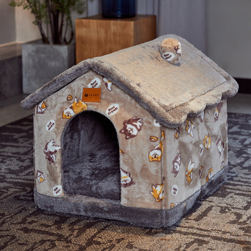 Foldable Enclosed Pet House & Villa Bed from MotivePets for pet comfort, care and everyday use