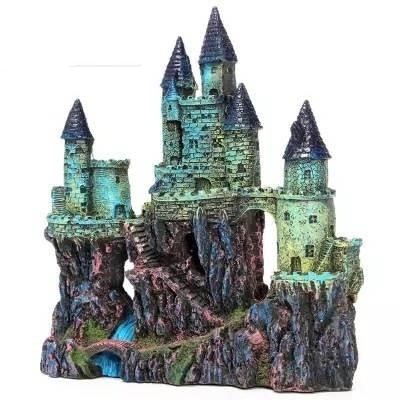 Fish Tank Decoration Resin Aquarium Castle from MotivePets for pet comfort, care and everyday use