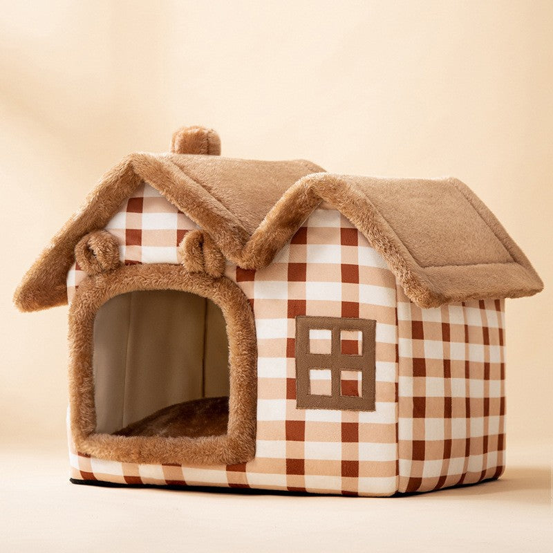 Foldable Enclosed Pet House & Villa Bed from MotivePets for pet comfort, care and everyday use