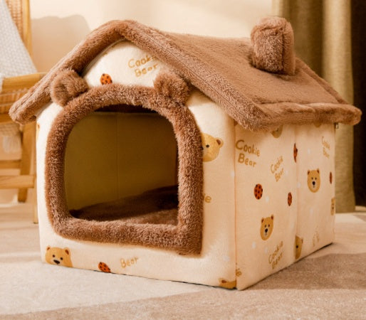 Foldable Enclosed Pet House & Villa Bed from MotivePets for pet comfort, care and everyday use