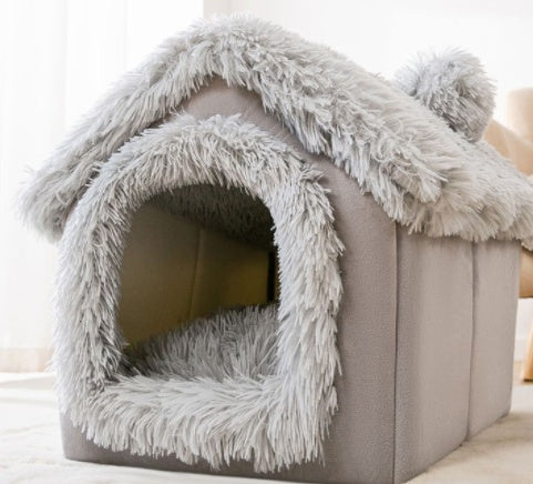 Foldable Enclosed Pet House & Villa Bed from MotivePets for pet comfort, care and everyday use