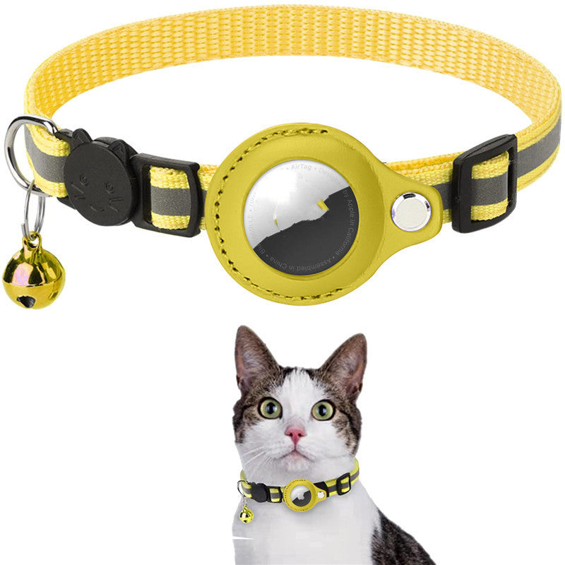 Reflective AirTag Holder Nylon Collar from MotivePets for pet comfort, care and everyday use