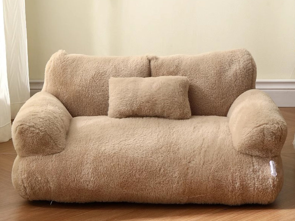 Luxury Plush Pet Sofa Bed from MotivePets for pet comfort, care and everyday use