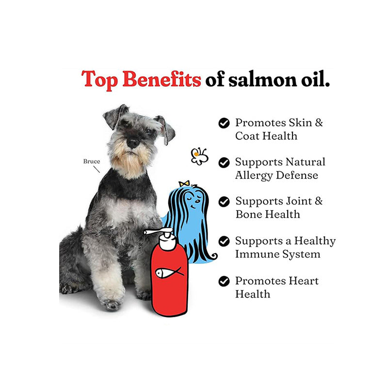 Premium Salmon Fish Oil for Cats & Dogs from MotivePets for pet comfort, care and everyday use