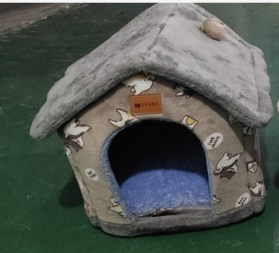 Foldable Enclosed Pet House & Villa Bed from MotivePets for pet comfort, care and everyday use