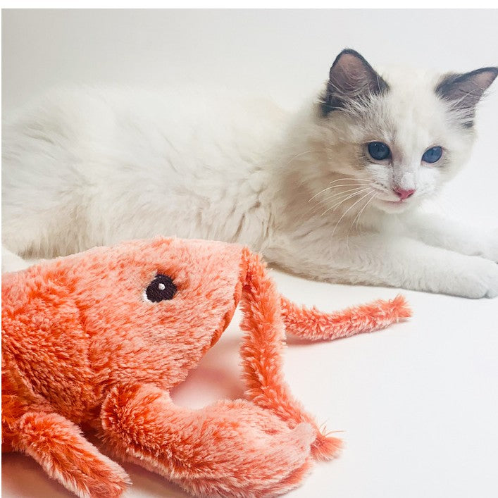 Electric Jumping Shrimp & Simulation Lobster Cat Toy from MotivePets for pet comfort, care and everyday use