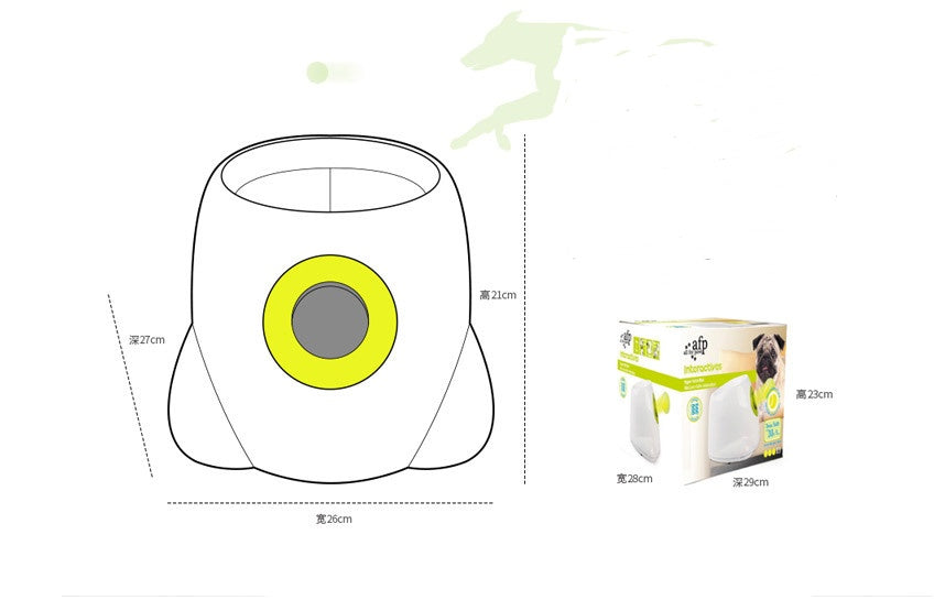 Dog Pet Automatic Interactive Ball Launcher from MotivePets for pet comfort, care and everyday use