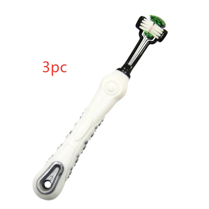 Three Sided Pet Toothbrush from MotivePets for pet comfort, care and everyday use