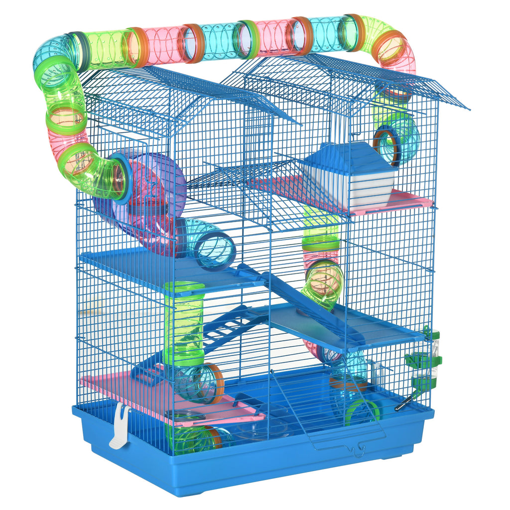 Hamster Cage, 5 Tier Carrier Habitat from MotivePets for pet comfort, care and everyday use